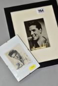 ELVIS PRESLEY, Two framed Elvis Presley photographs with signatures, one is clearly an auto-pen