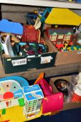 A QUANTITY OF ASSORTED FISHER-PRICE TOYS, to include Play Family Garage, Play Family Farm, Play