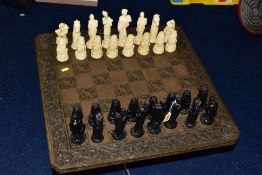 A RESIN CHESS SET BASED ON CLASSICAL FIGURES, Rodins 'Thinkers', Michaelangelo's 'David', '
