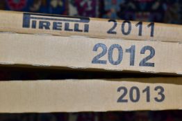 PIRELLI CALENDAR PORTFOLIO'S, three Portfolio's featuring the Models from the 2011, 2012 and 2013