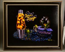 MICHAEL GODARD (AMERICAN CONTEMPORARY) 'LAVA LOUNGE' a limited edition print depicting Olives in a