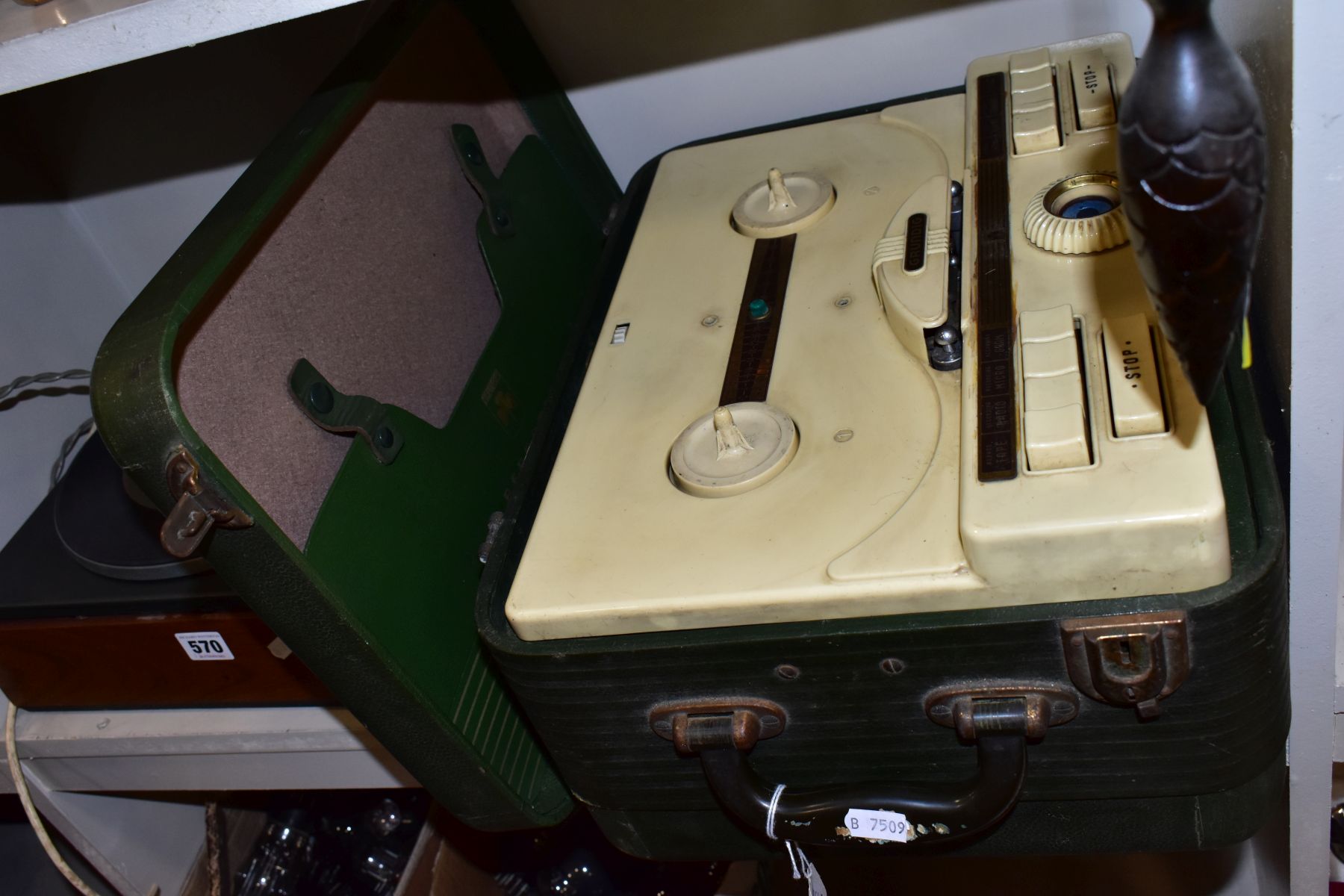 A GARRARD LABORATORY SERIES SINGLE RECORD PLAYER SP25, no plug, not PAT tested, together with a - Image 3 of 5