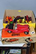 A BOXED VICTORY INDUSTRIES BATTERY OPERATED M.G. TF. SPORTS CAR, not tested, missing radiator grille