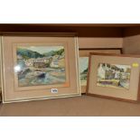 JAMES MARSHALL HESELDIN (1887-1969), three watercolours depicting Cornish landscapes including St.