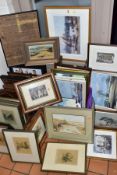 PAINTINGS AND PRINTS, ETC, to include a watercolour attributed to Harry Furniss for Pears Soap 'I