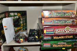 A QUANTITY OF BOXED WADDINGTONS DARK WORLD SERIES BOARD GAMES, contents not checked, with a quantity