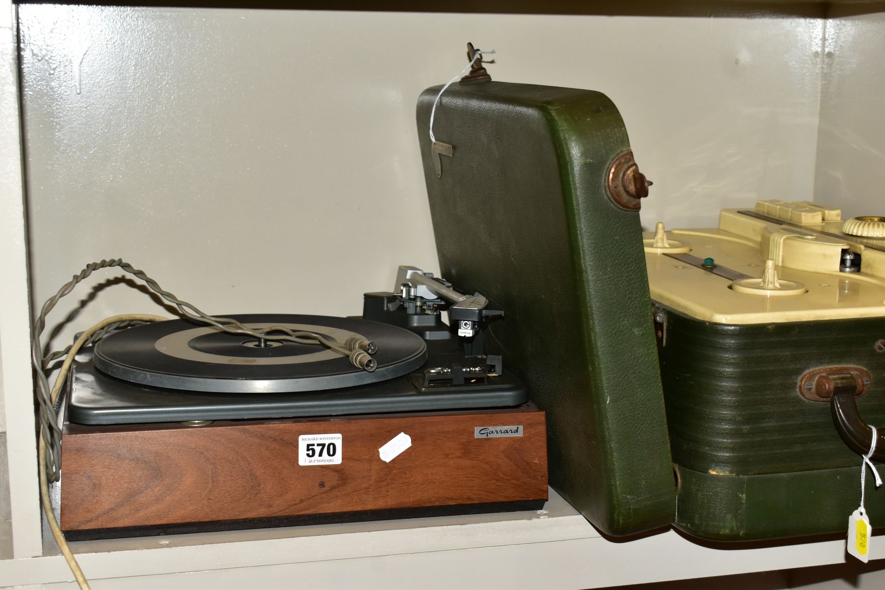 A GARRARD LABORATORY SERIES SINGLE RECORD PLAYER SP25, no plug, not PAT tested, together with a - Image 4 of 5