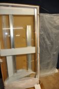 THREE V-SERIES 1600mm PIVOT SHOWER DOORS