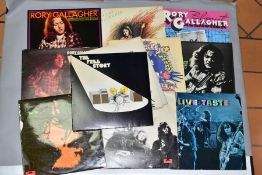 FOURTEEN LP'S BY TASTE, RORY GALLAGHER AND FREE, including The Best Years, Tattoo, Live in Europe,