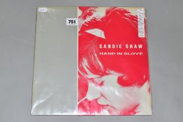 SANDY SHAW & THE SMITHS, a rare, signed Hand In Glove 12'' from Rough Trade Records, signed by all