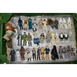 A COLLECTION OF UNBOXED AND ASSORTED STAR WARS FIGURES, all in playworn condition, majority are