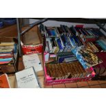 EIGHT BOXES OF BOOKS, ANNUALS, etc, including Oliver Goldsmith 'A History of the Earth and