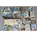 POSTCARDS, one box containing several hundred, mainly modern mid 20th Century, postcards from UK,