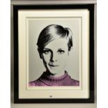NUALA MULLIGAN (BRITISH CONTEMPORARY) 'COVER GIRL', an artist proof print of 1960's icon 'Twiggy'