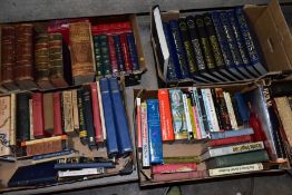 BOOKS, five boxes containing approximately eighty titles including two volumes of Flugel Worterbuch,