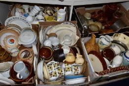 FIVE BOXES AND LOOSE TEA/DINNER WARES etc, to include Hornsea 'Heirloom', Paragon 'Brides Choice',
