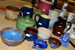 A COLLECTION OF DENBY AND BOURNE DENBY POTTERY, including a Bourne Denby 'Danesby Ware' Orient