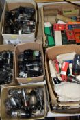 EIGHT SMALL BOXES OF RADIO VALVES, boxed and loose, boxed examples include Brimar, Mullard,