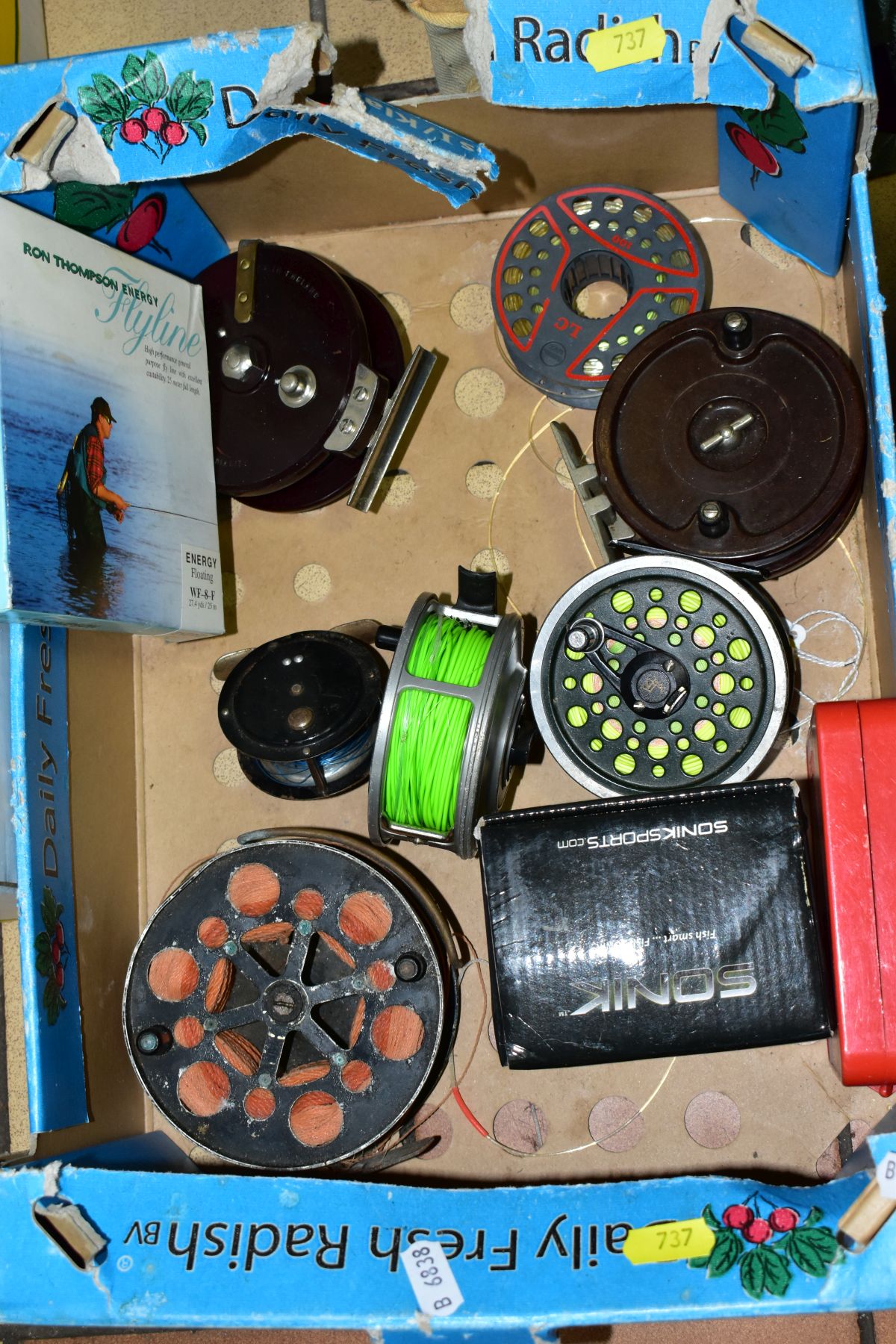 A SMALL QUANTITY OF FISHING EQUIPMENT including seven fly reels (Shakespeare Speedex, Shakespeare - Image 2 of 11