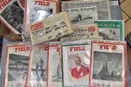 NEWSPAPER EPHEMERA, a collection of publications comprising twelve issues of 'The Field'1935-