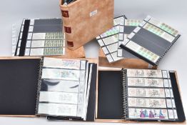 FOLDED COUNTER BOOKS, collection part two housed in three twenty two ring binders from £1.40 - £1.