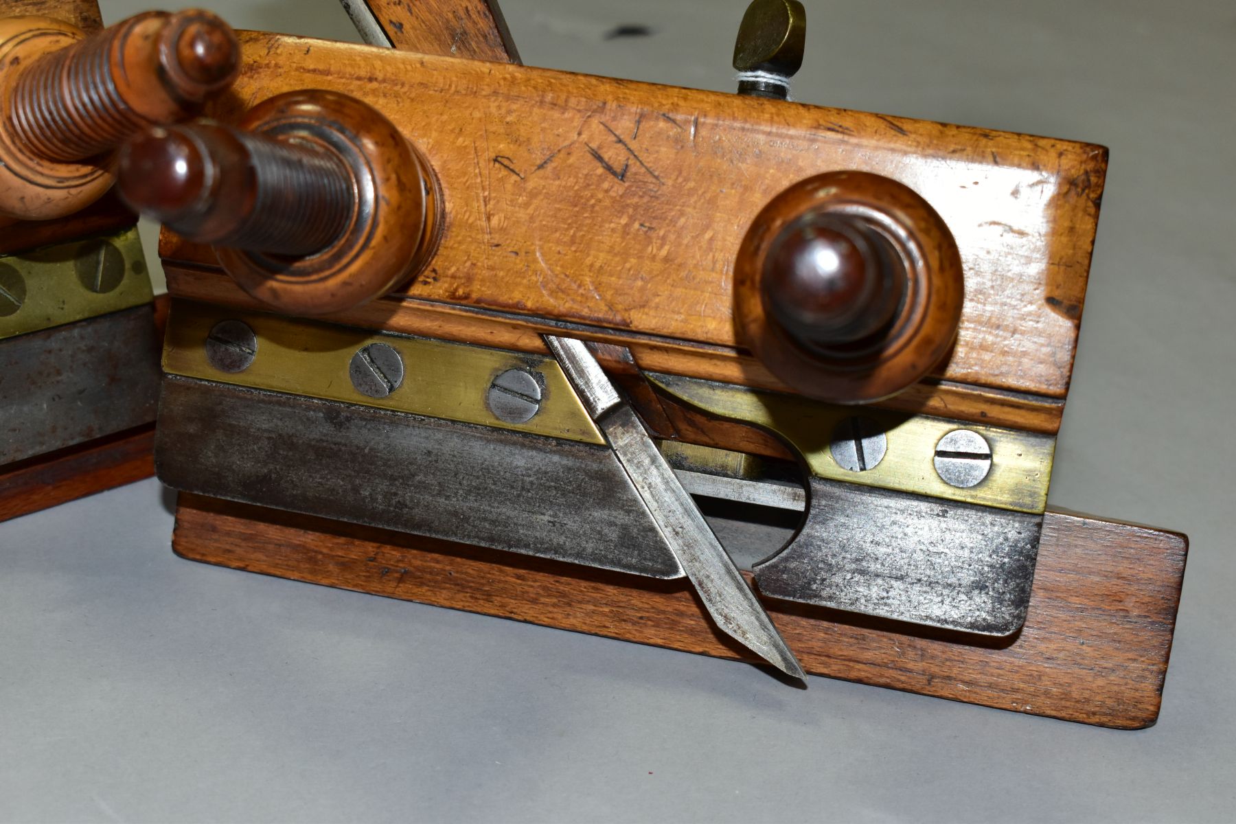 A MATHIESON OF EDINBURGH HANDLED ADJUSTABLE SCREWSTEM PLOUGH PLANE, and a A. Matheson and Sons of - Image 6 of 11