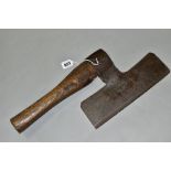 A ROGERSON OF SHEFFIELD COOPERS SIDE AXE, with an 11'' edge and 13'' in length