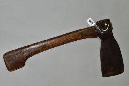 A FELLING AXE, with a 4'' edge and 19'' in length