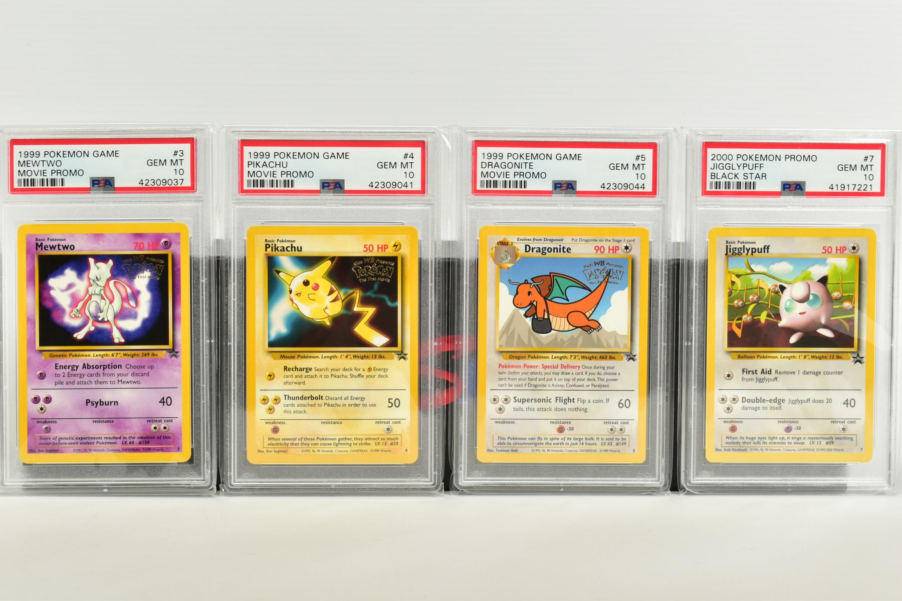 A QUANTITY OF PSA GRADED WIZARDS OF THE COAST POKEMON BLACK STAR PROMO CARDS, all date from 1999 - Image 2 of 8
