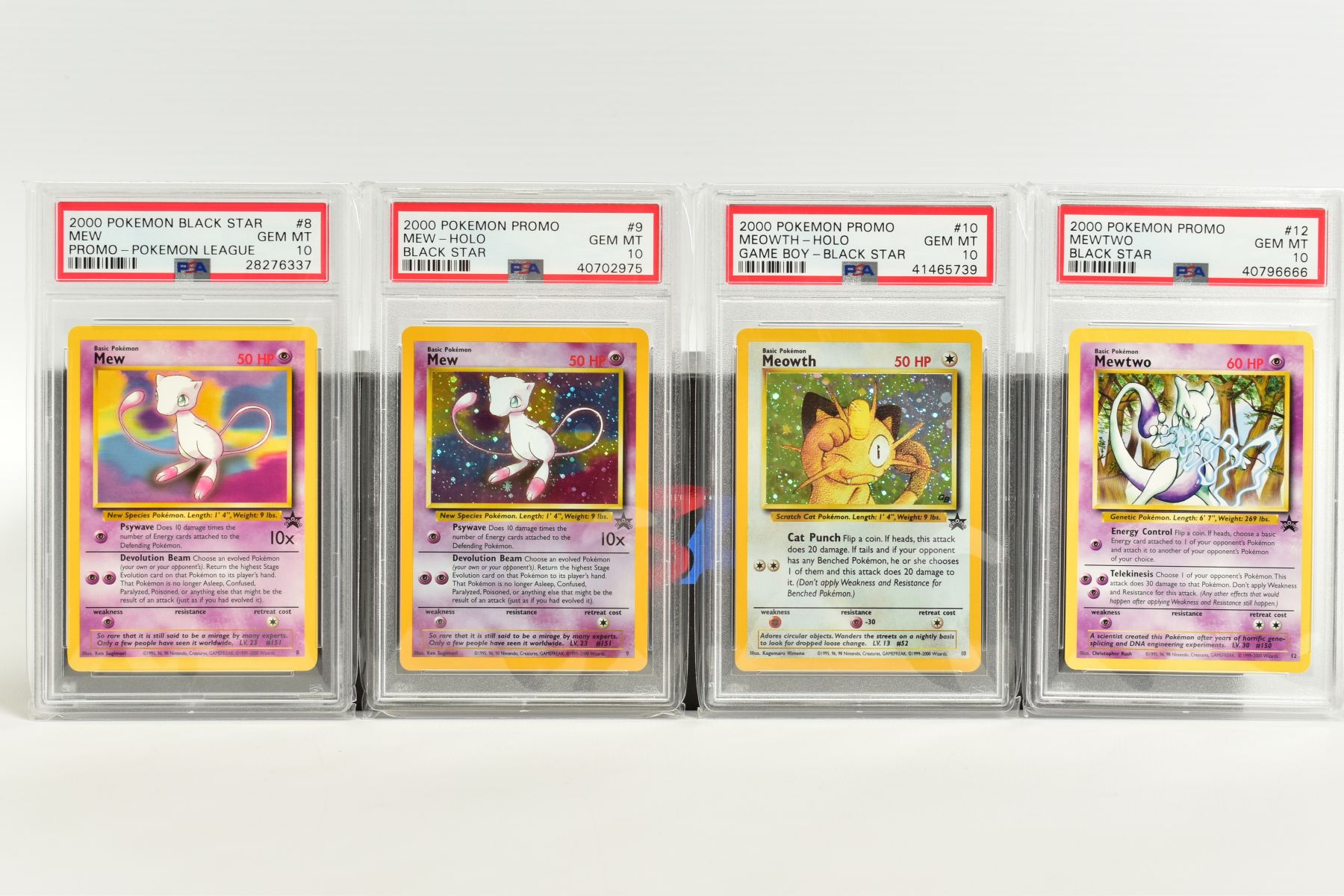 A QUANTITY OF PSA GRADED WIZARDS OF THE COAST POKEMON BLACK STAR PROMO CARDS, all date from 1999 - Image 3 of 8