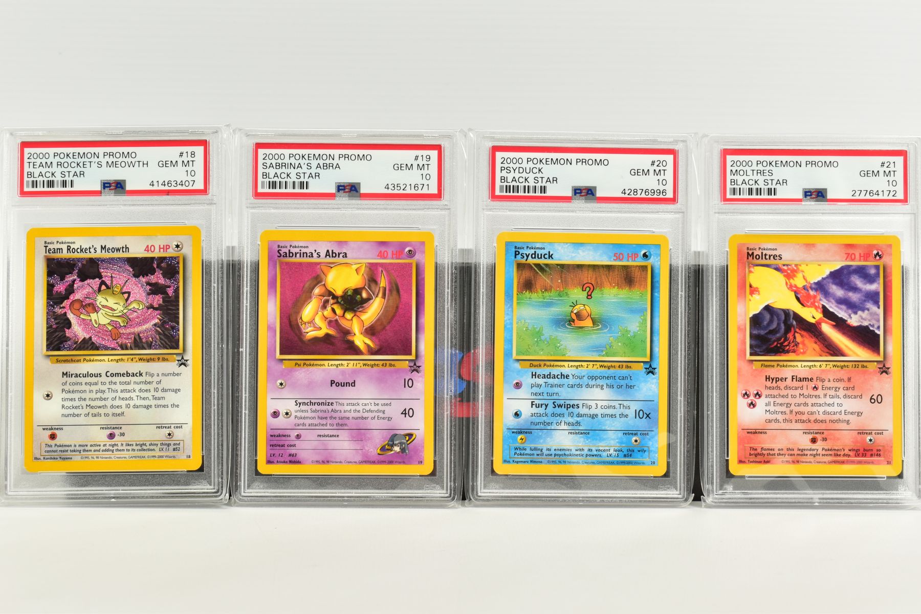 A QUANTITY OF PSA GRADED WIZARDS OF THE COAST POKEMON BLACK STAR PROMO CARDS, all date from 1999 - Image 5 of 8