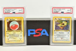 A QUANTITY OF PSA GRADED POKEMON 1ST EDITION JUNGLE SET CARDS, all are graded GEM MINT 10 and are