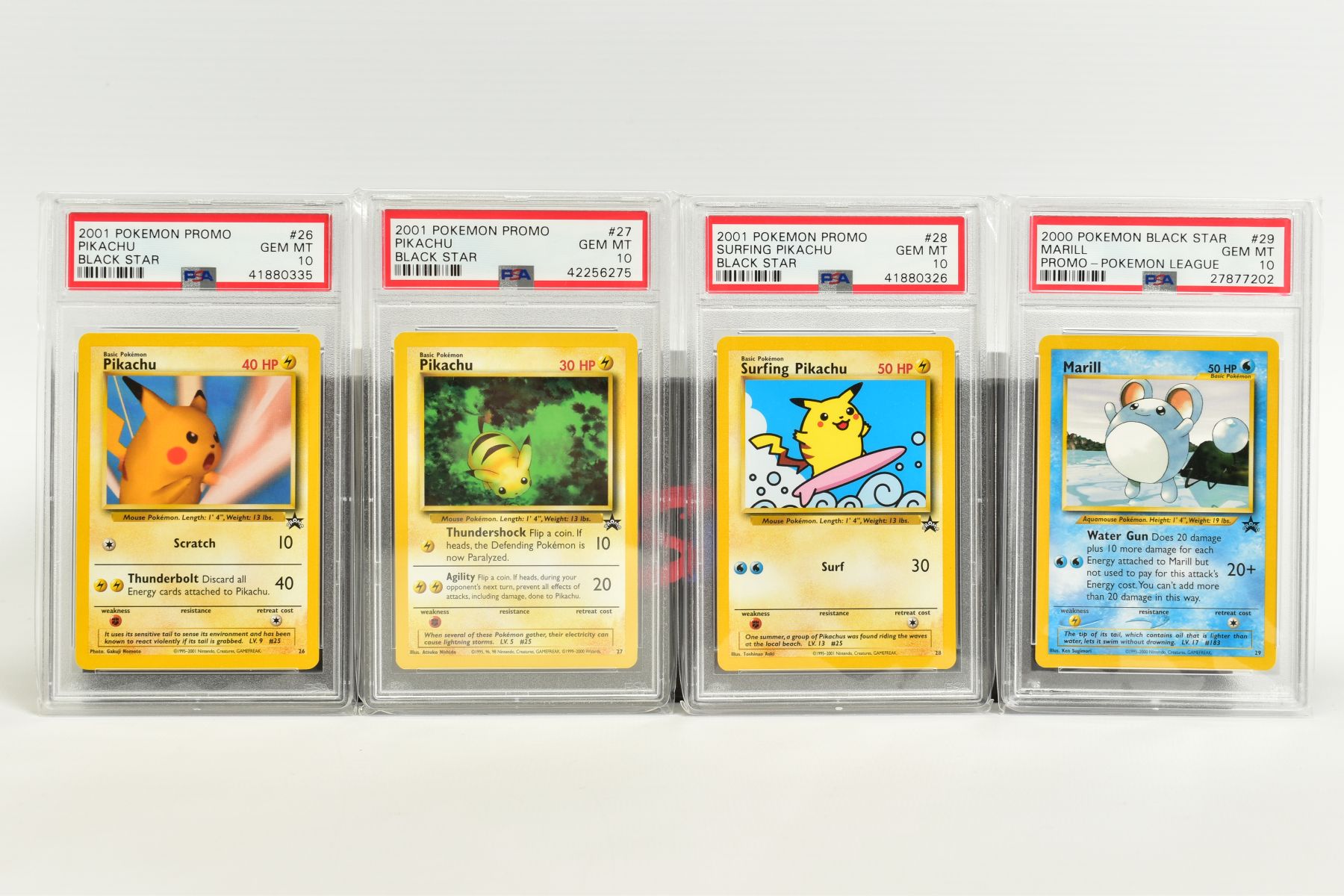 A QUANTITY OF PSA GRADED WIZARDS OF THE COAST POKEMON BLACK STAR PROMO CARDS, all date from 1999 - Image 7 of 8