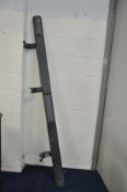 A VAN SIDE RAIL to a Nissan Navara 2008, 204cm long with three mounting brackets with two holes 34mm