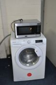 A HOOVER WDYN 855D WASHING MACHINE (PAT pass and powers up) and a Belling Microwave (PAT pass and