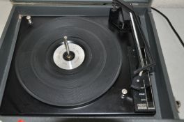 A VINTAGE FIDELITY RECORD PLAYER with a BSR turntable ( PAT fail due to uninsulated plug but working