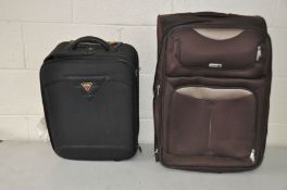 TWO ANTLER SUITCASES one at 64cm high and the other 52cm high