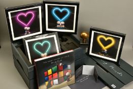 DOUG HYDE (BRITISH 1972) 'THE BOX OF LOVE', an artist proof box set comprising of a 13cm bronze