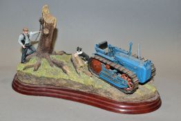 A BORDER FINE ARTS SCULPTURE, 'Clearing Out' (Country Ploughman 55) A6343, modeller unknown, on