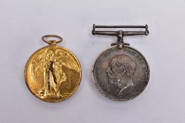 A WWI BRITISH WAR AND VICTORY MEDAL, pair named to G-8022 Pte. W.F Dean The Queens (Royal West