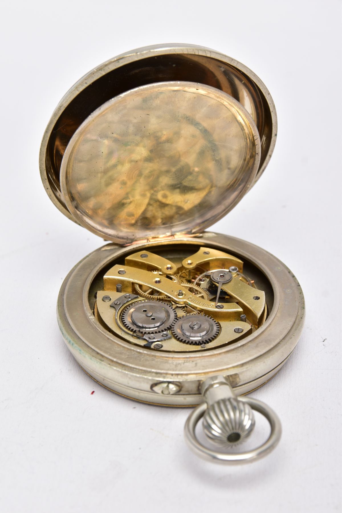 A STEEL GOLIATH POCKET WATCH, dial signed Walter Jones, seconds sweep subsidiary dial at 6 o'clock - Image 7 of 7