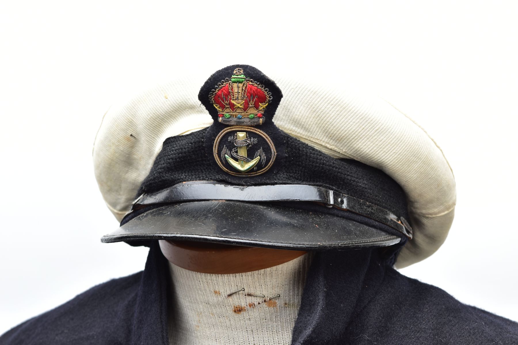 TWO x BRITISH ROYAL NAVAL UNIFORMS, jackets and trousers, one also has the traditional off white - Image 2 of 12