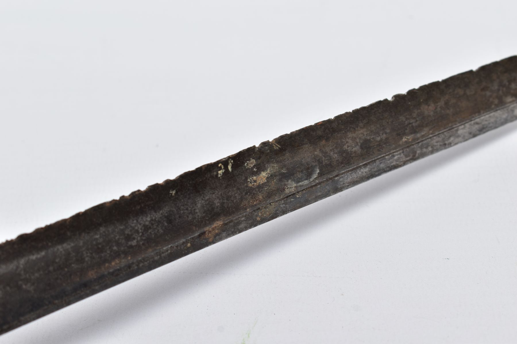 A BRITISH VICTORIAN ERA INFANTRY OFFICERS SWORD (possibly 1845 pattern), no scabbard apart from - Image 10 of 13