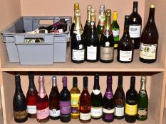 WINE & SPIRITS, a collection of thirty five bottles including Champagne (3), Cava, Grand Marnier and