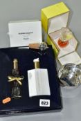 A BOXED NINA RICCI L 'AIR DU TEMPS PERFUME within a Lalique perfume bottle with dove stopper,