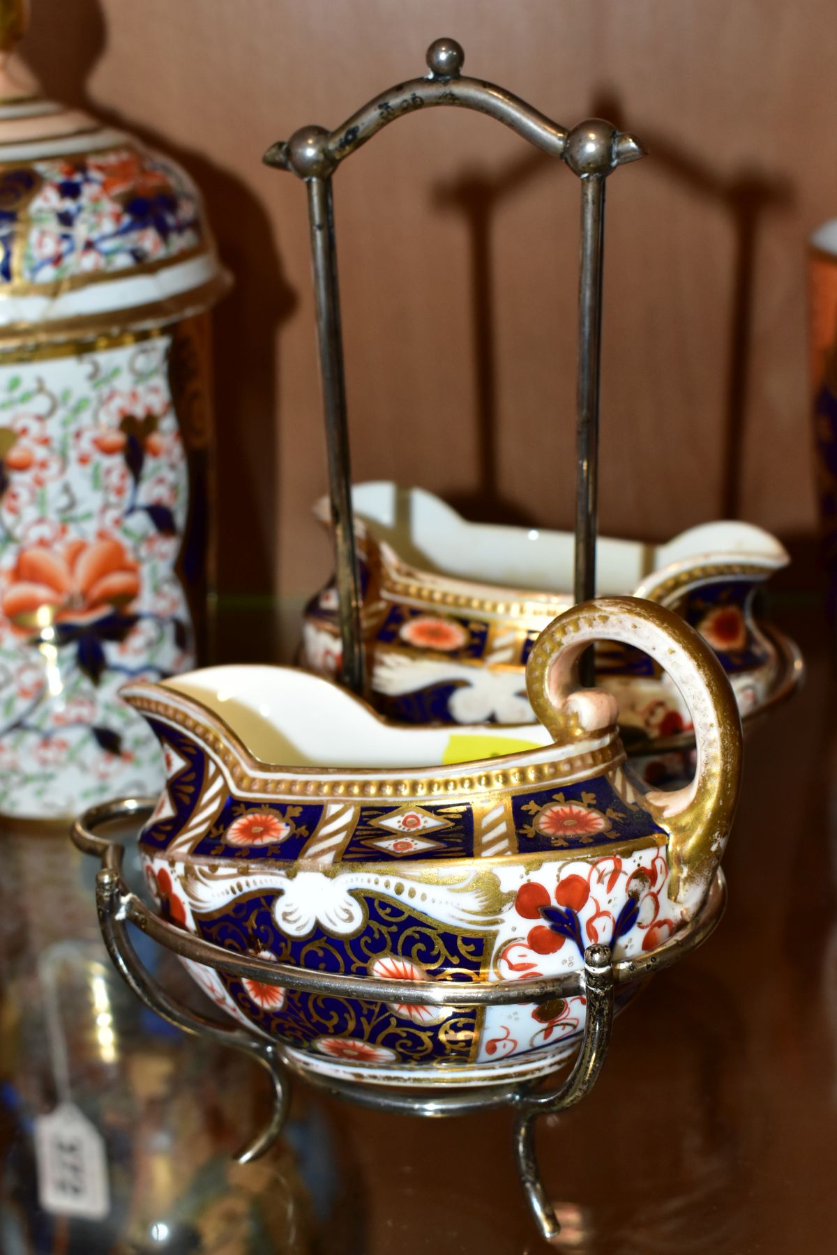 A GROUP OF 19TH CENTURY BRITISH AND CONTINENTAL CERAMICS, including a pair of Davenport Imari - Image 11 of 23