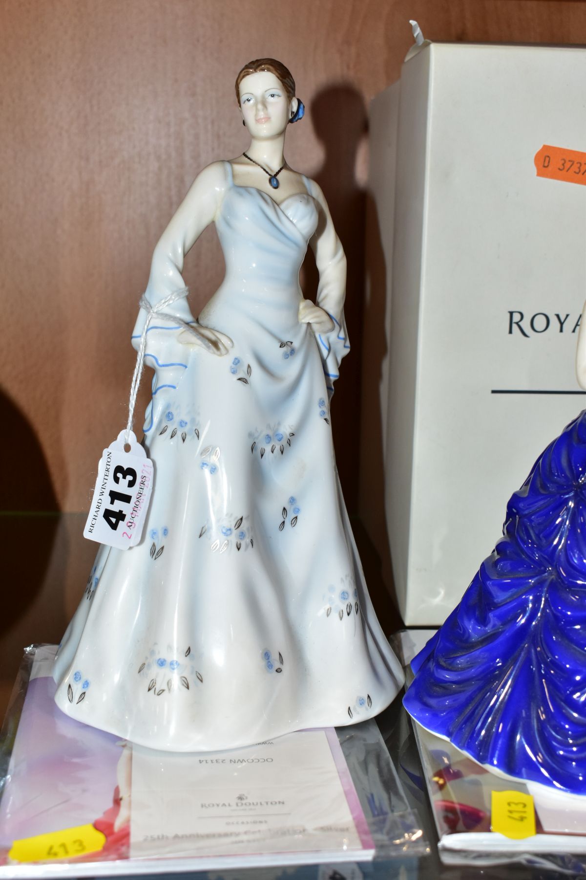 THREE BOXED ROYAL DOULTON PRETTY LADIES FIGURES, comprising '25 Anniversary Celebration - Silver' - Image 5 of 7