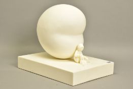 MACKENZIE THORPE (BRITISH 1956) 'FEED THE BIRDS', a limited edition Parian sculpture of a boy