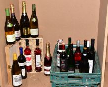 WINE AND SPIRIT, twenty bottles of assorted wines and spirits to include Prosecco, Chablis, Chianti,