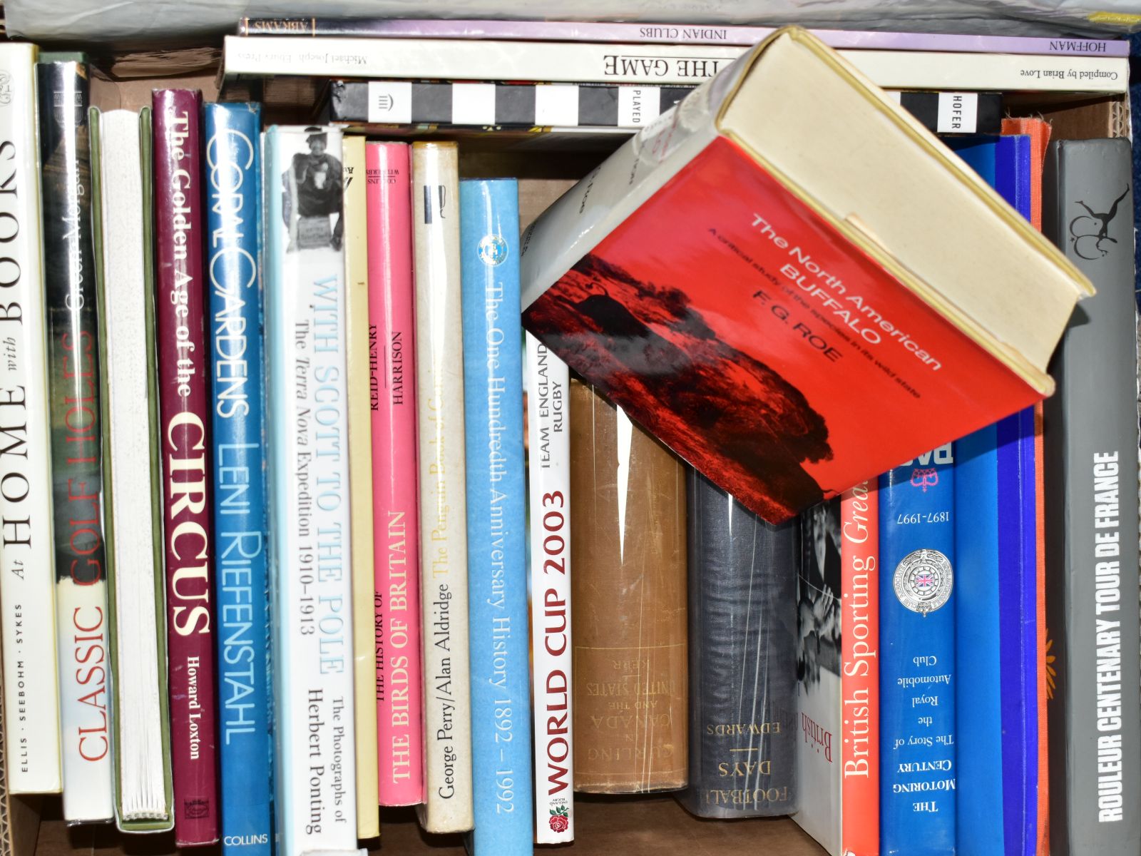 TWO BOXES OF BOOKS, MAINLY SPORTING, to include Football Days by William H Edwards 1916, Curling - Image 4 of 4